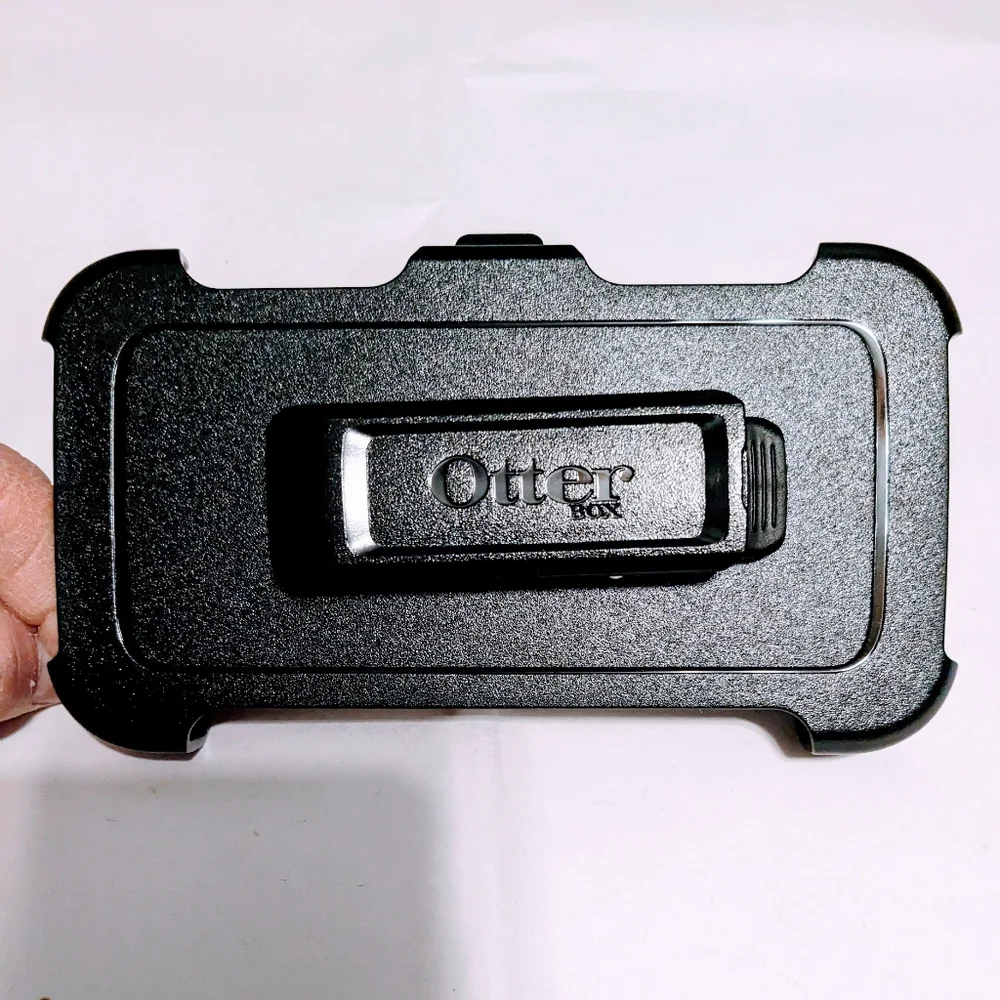 OtterBox Defender Belt Clip Case Holster for a Samsung S6 Phone Black